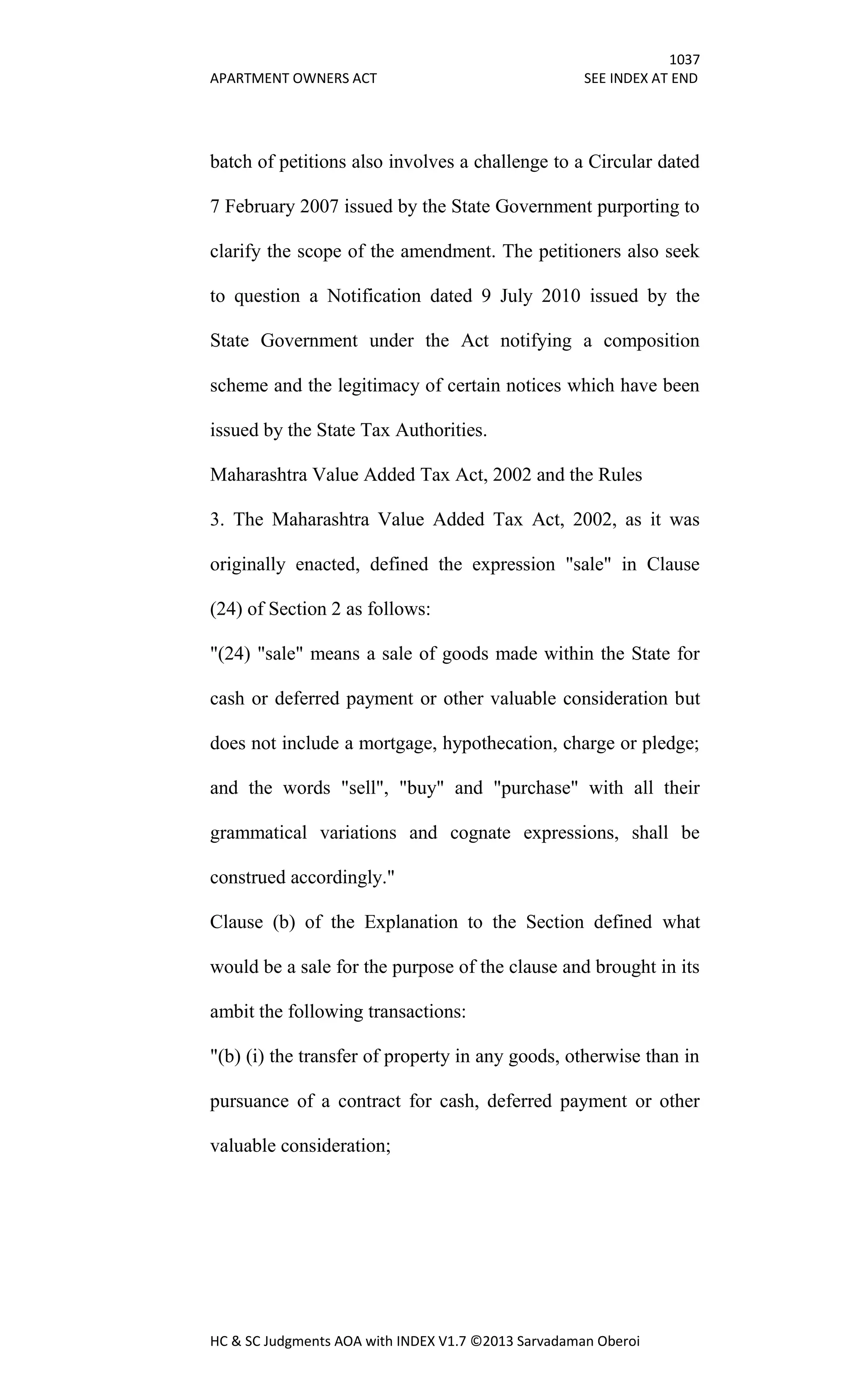 Hc & sc judgments aoa with index v1.7
