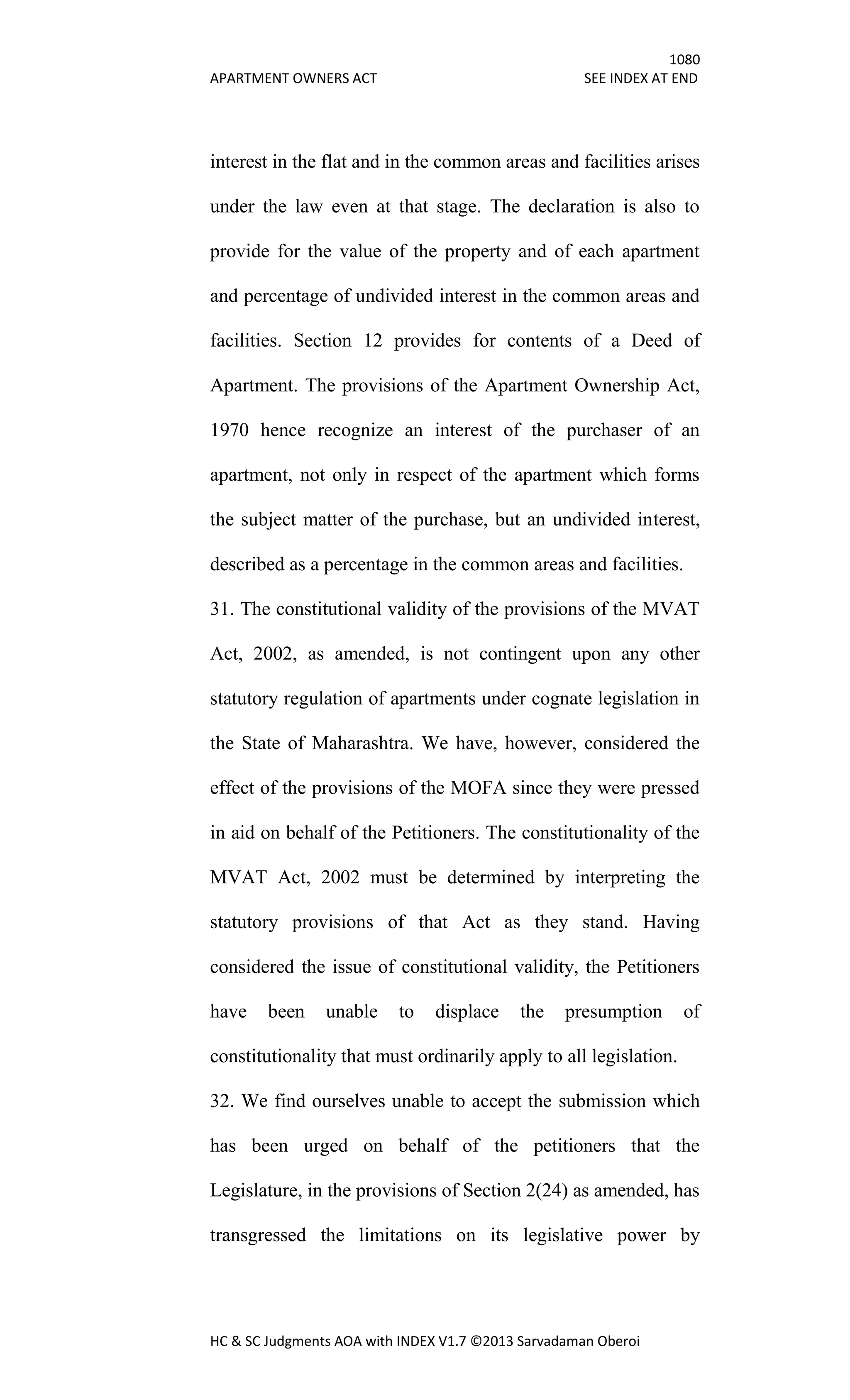 Hc & sc judgments aoa with index v1.7