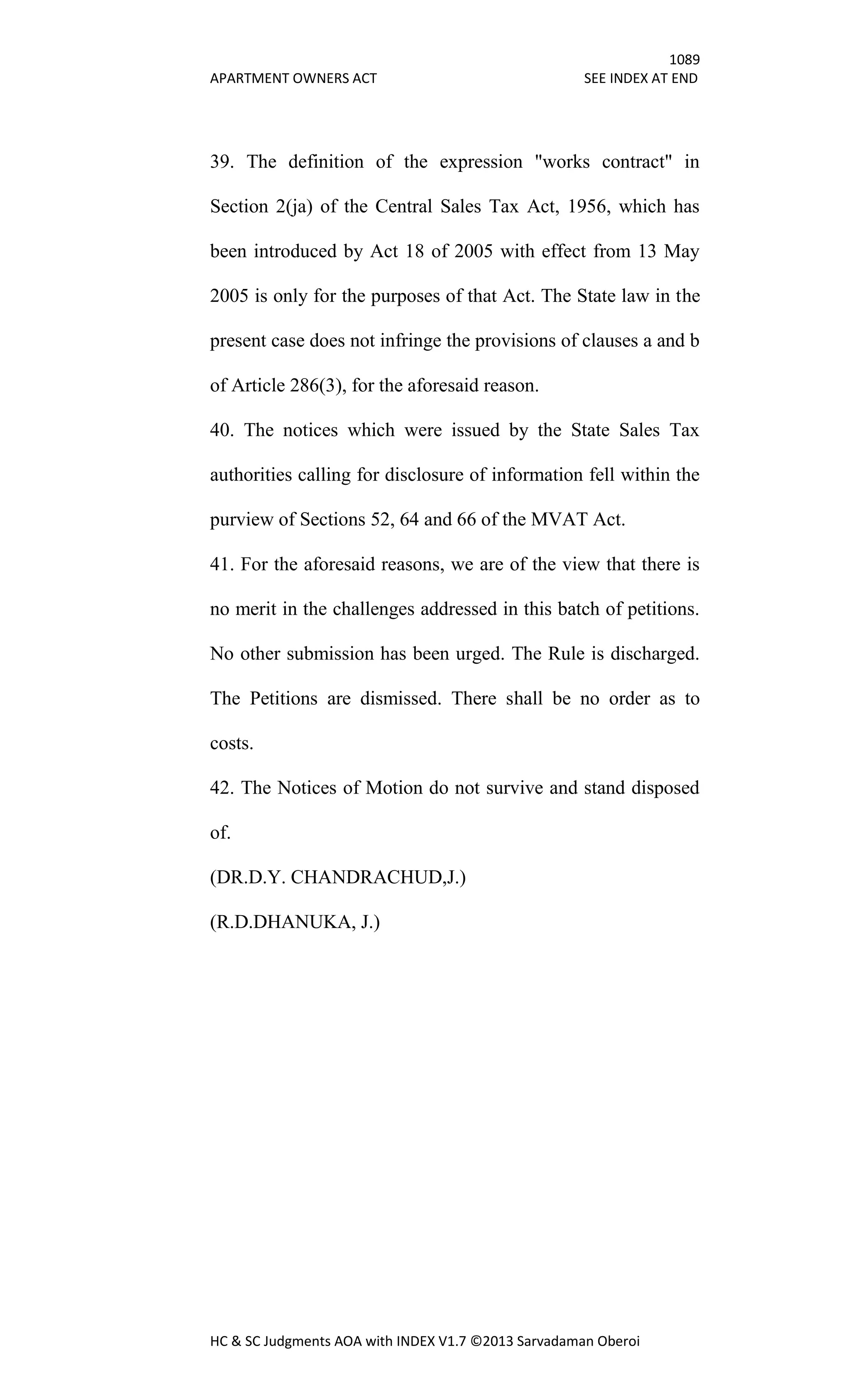 Hc & sc judgments aoa with index v1.7