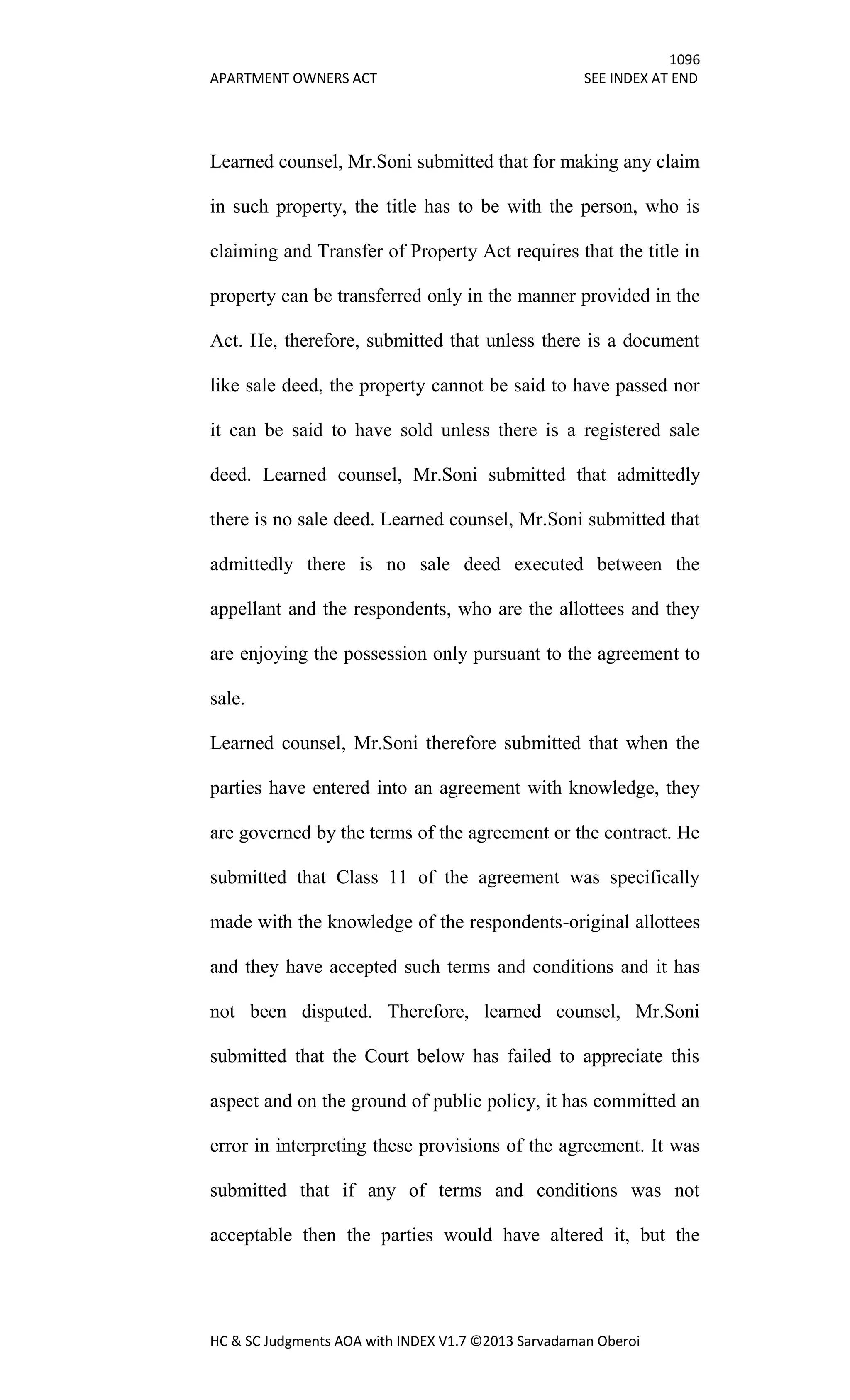 Hc & sc judgments aoa with index v1.7