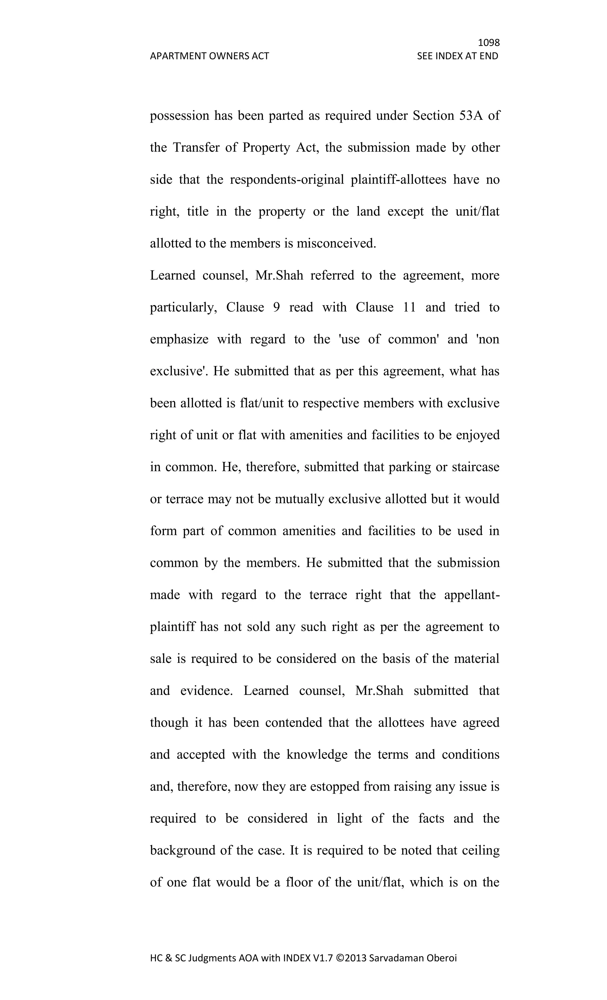 Hc & sc judgments aoa with index v1.7
