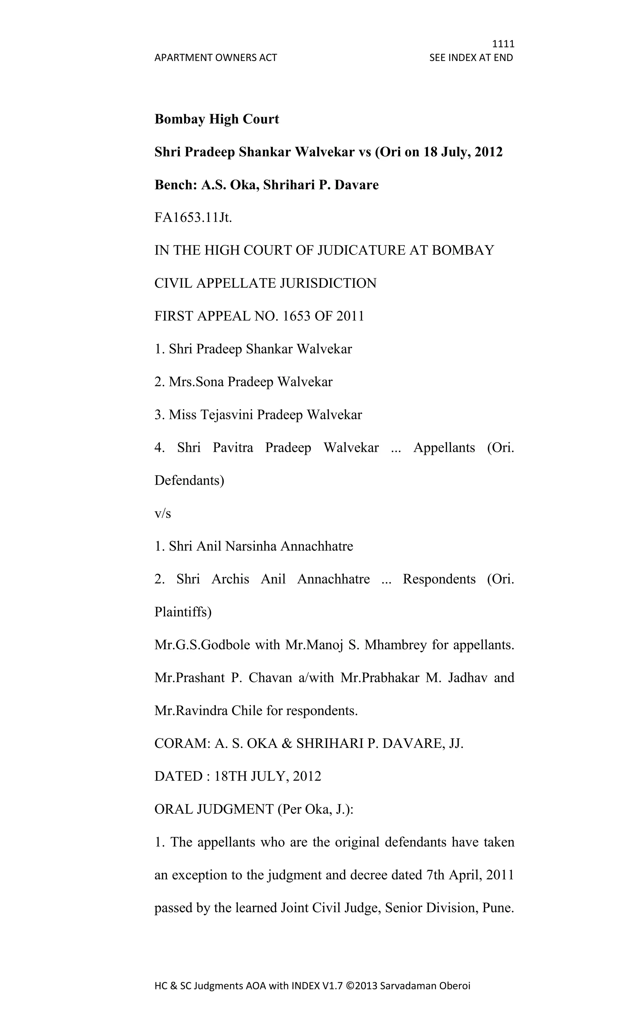 Hc & sc judgments aoa with index v1.7