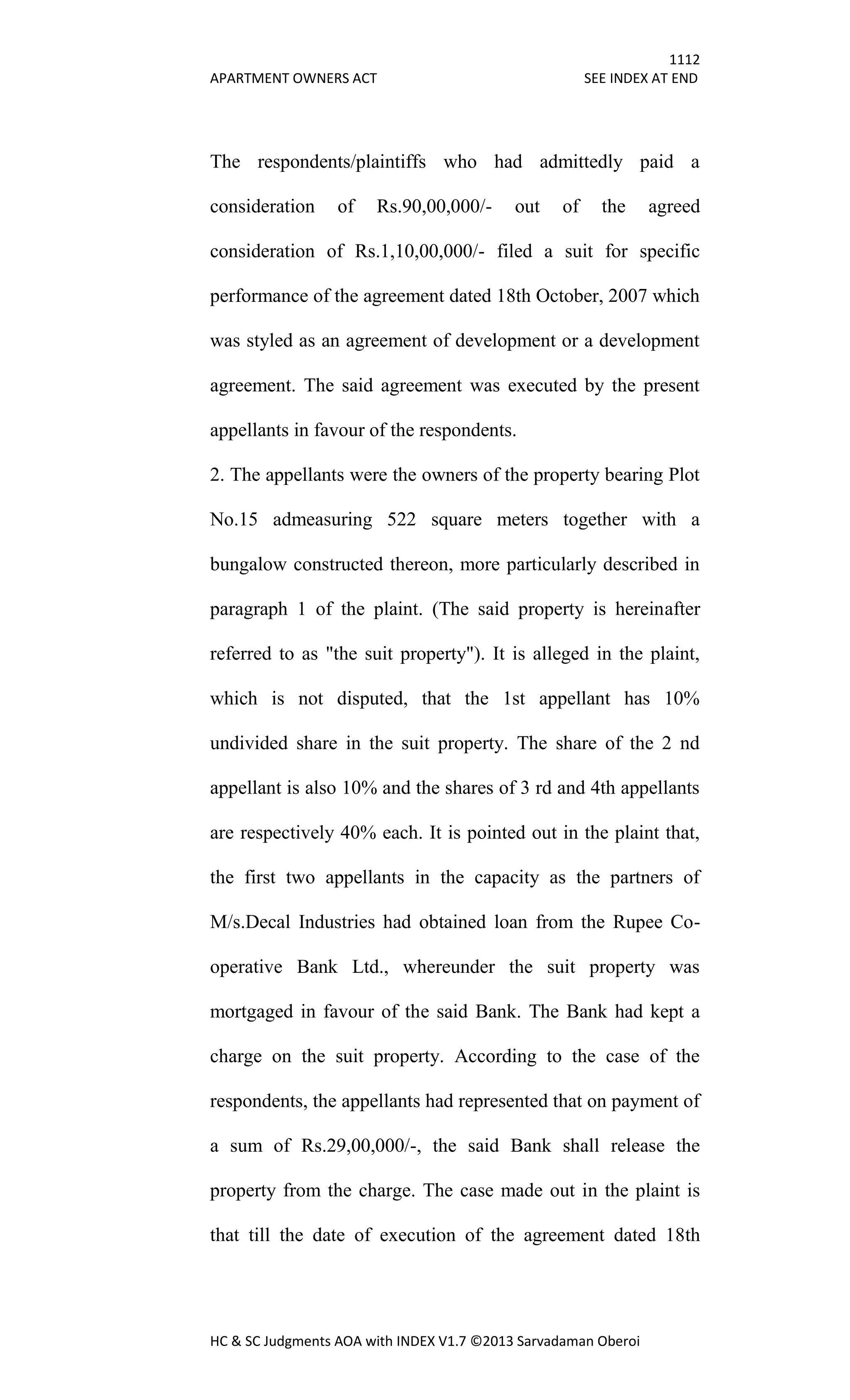 Hc & sc judgments aoa with index v1.7