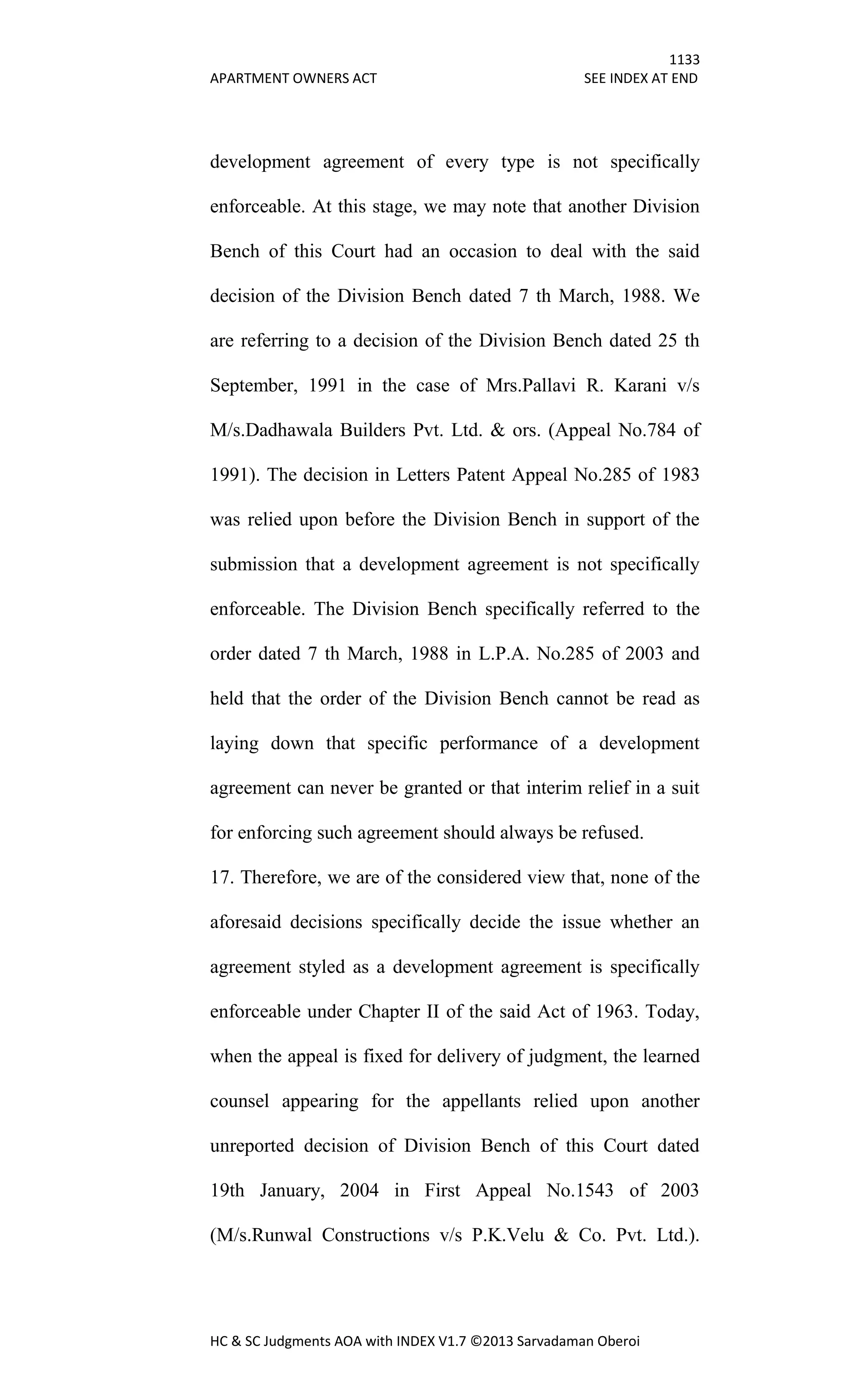 Hc & sc judgments aoa with index v1.7