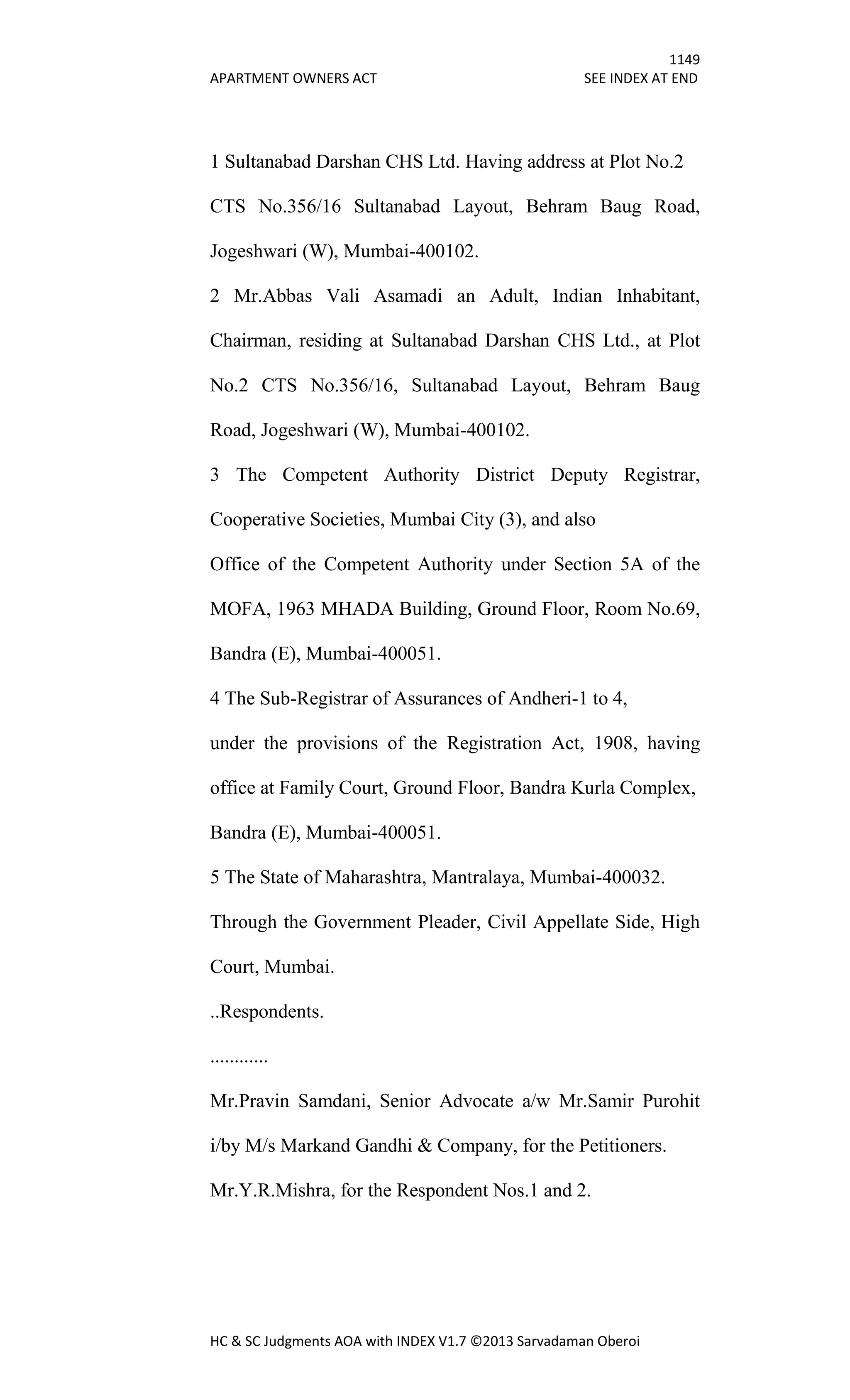Hc & sc judgments aoa with index v1.7
