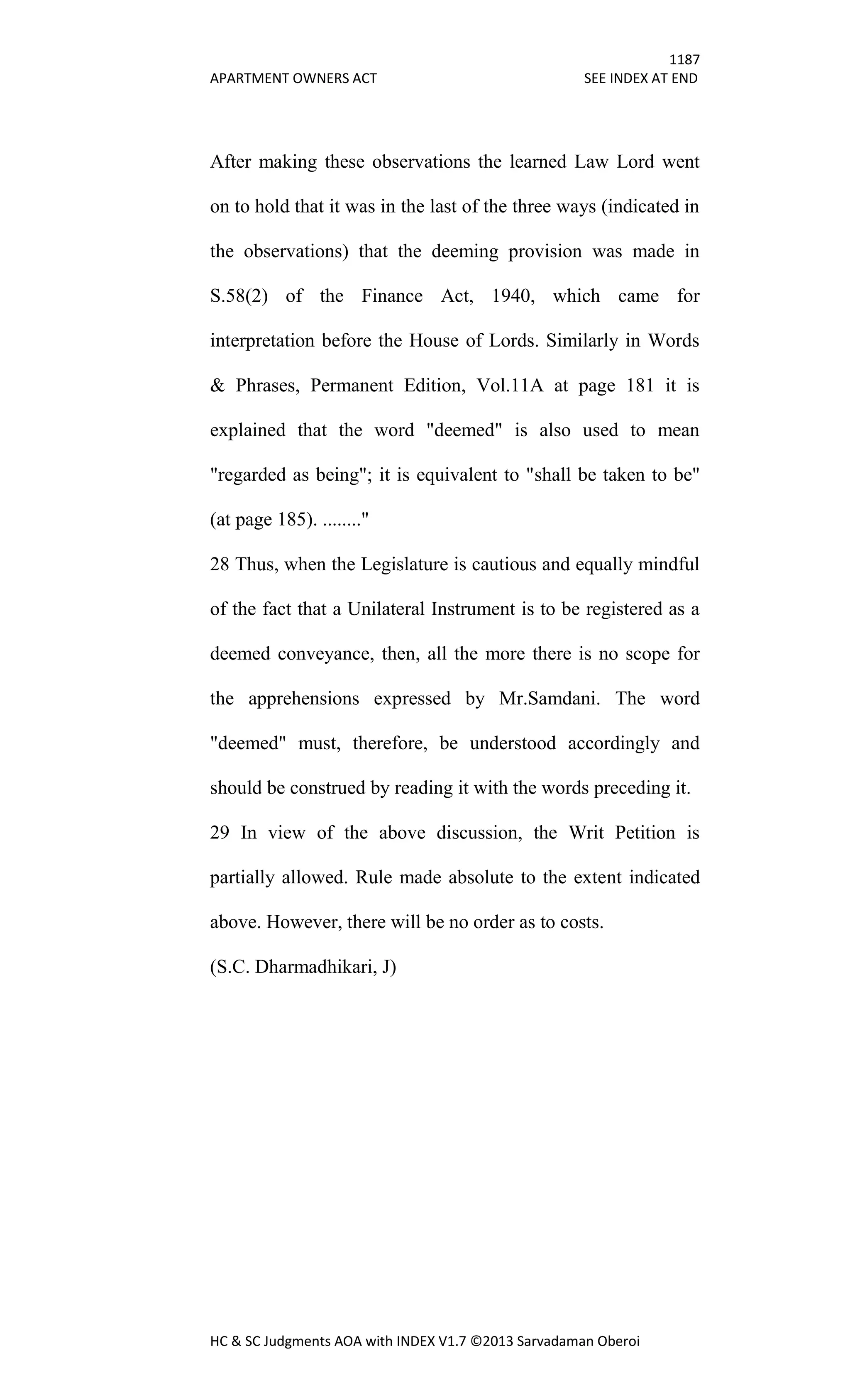 Hc & sc judgments aoa with index v1.7