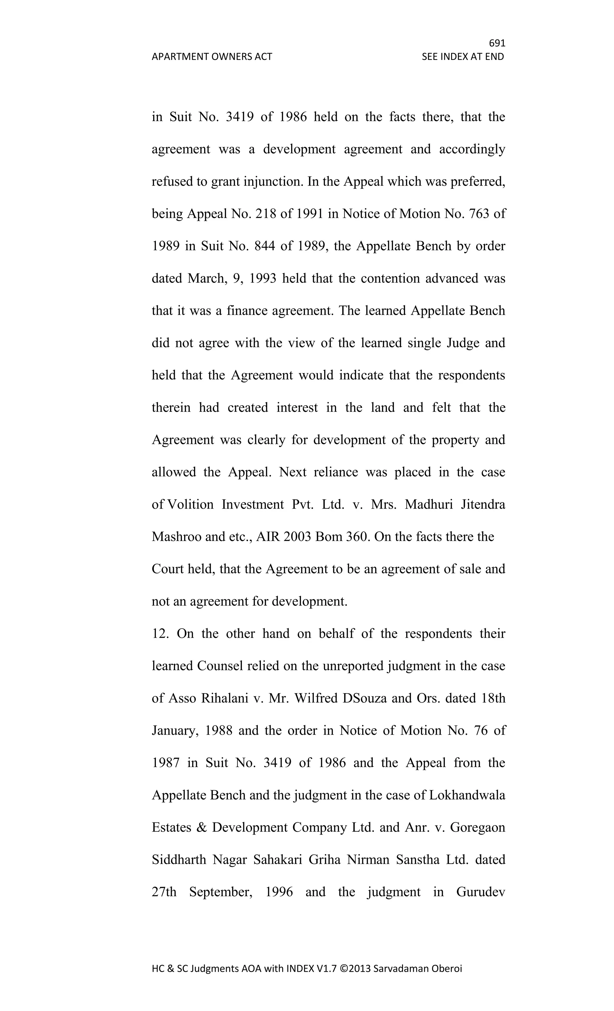 Hc & sc judgments aoa with index v1.7