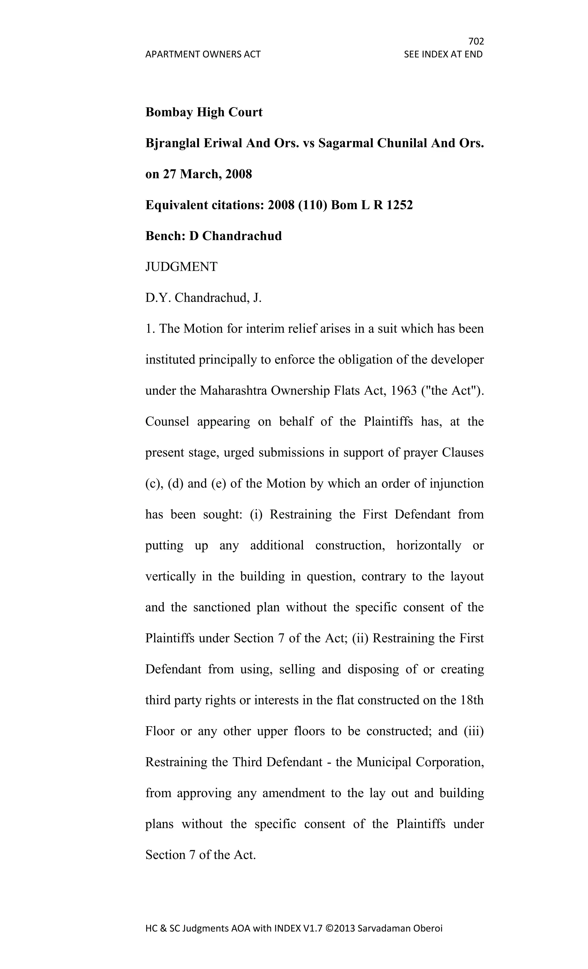 Hc & sc judgments aoa with index v1.7