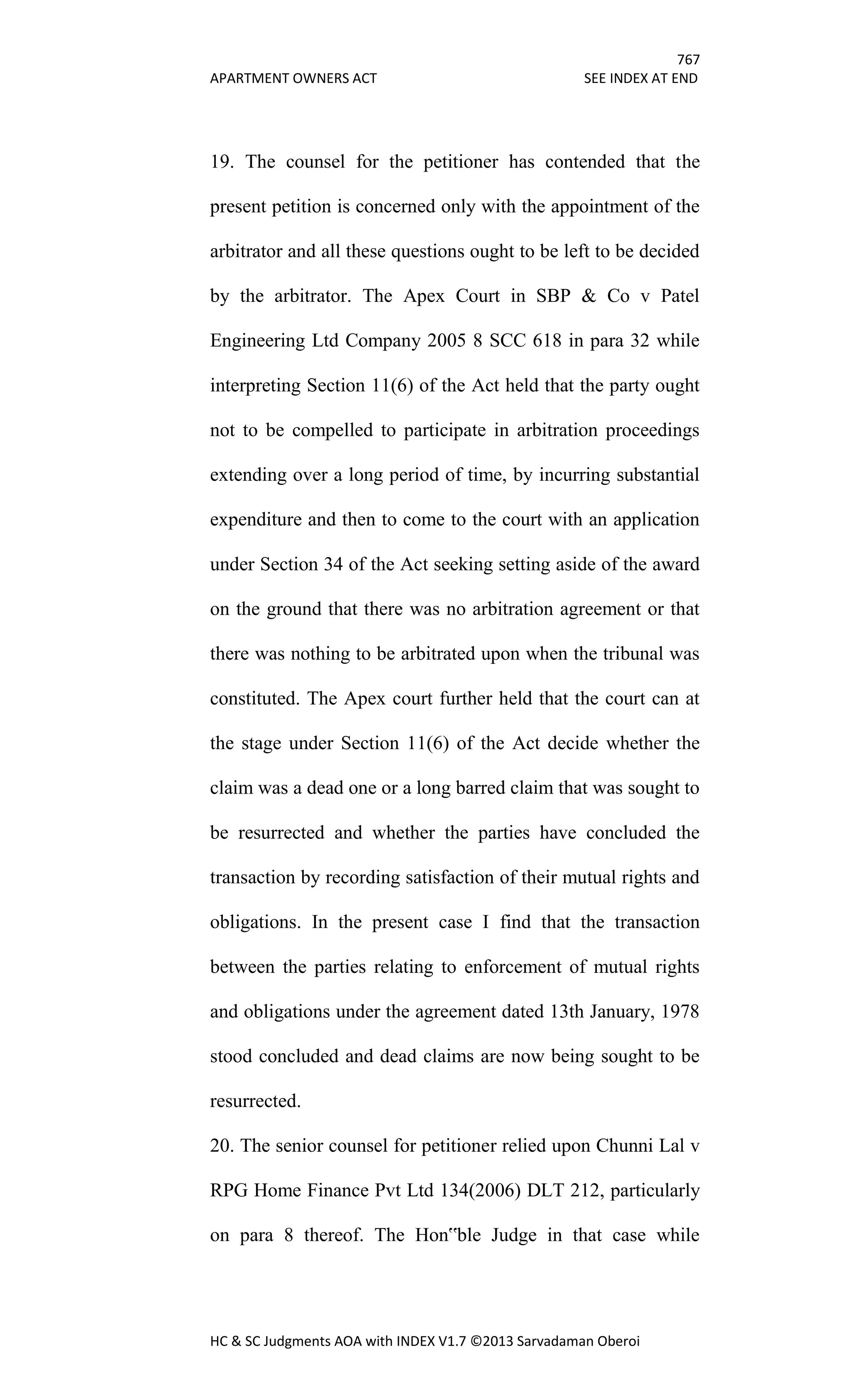 Hc & sc judgments aoa with index v1.7