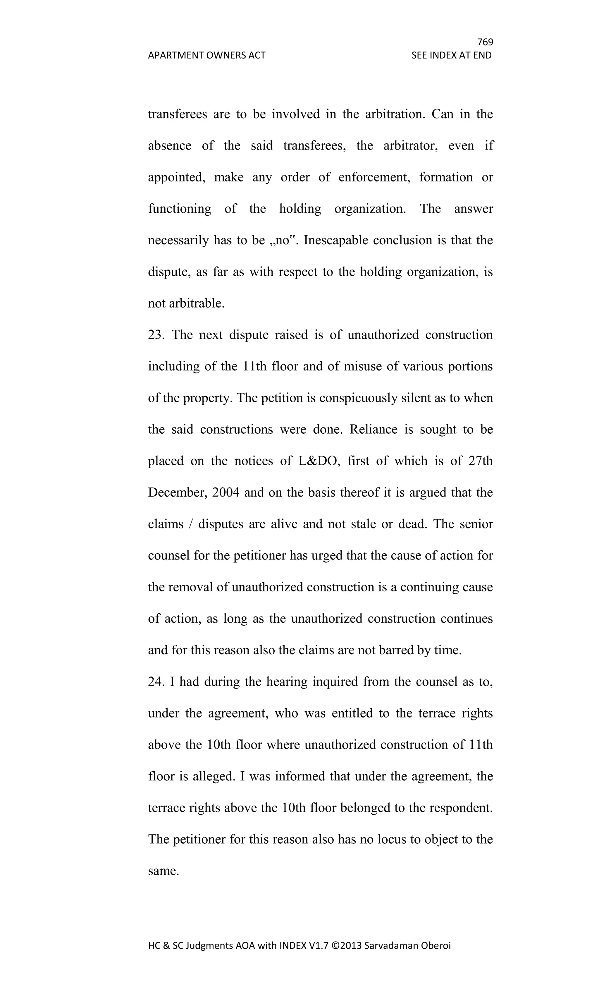 Hc & sc judgments aoa with index v1.7