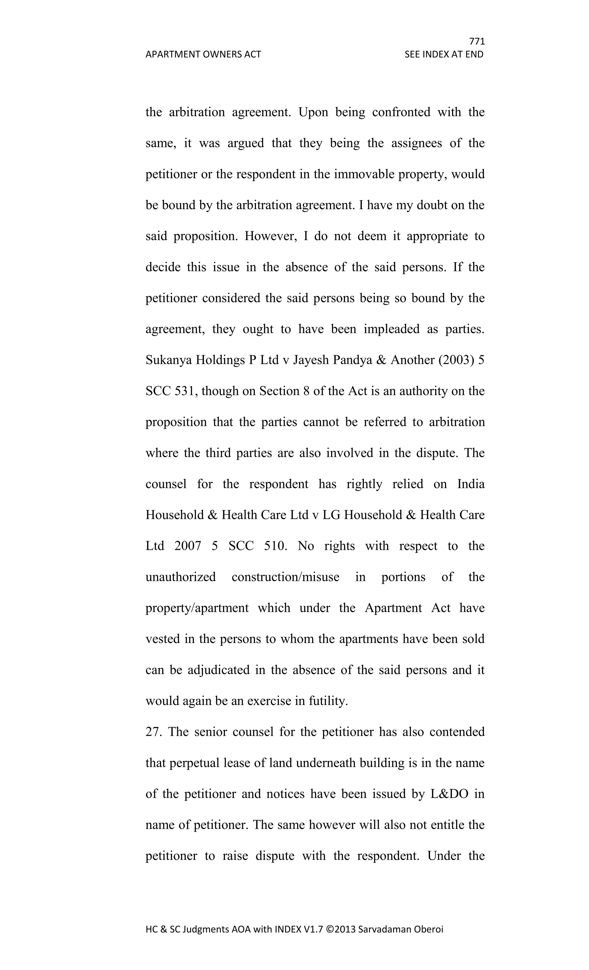 Hc & sc judgments aoa with index v1.7