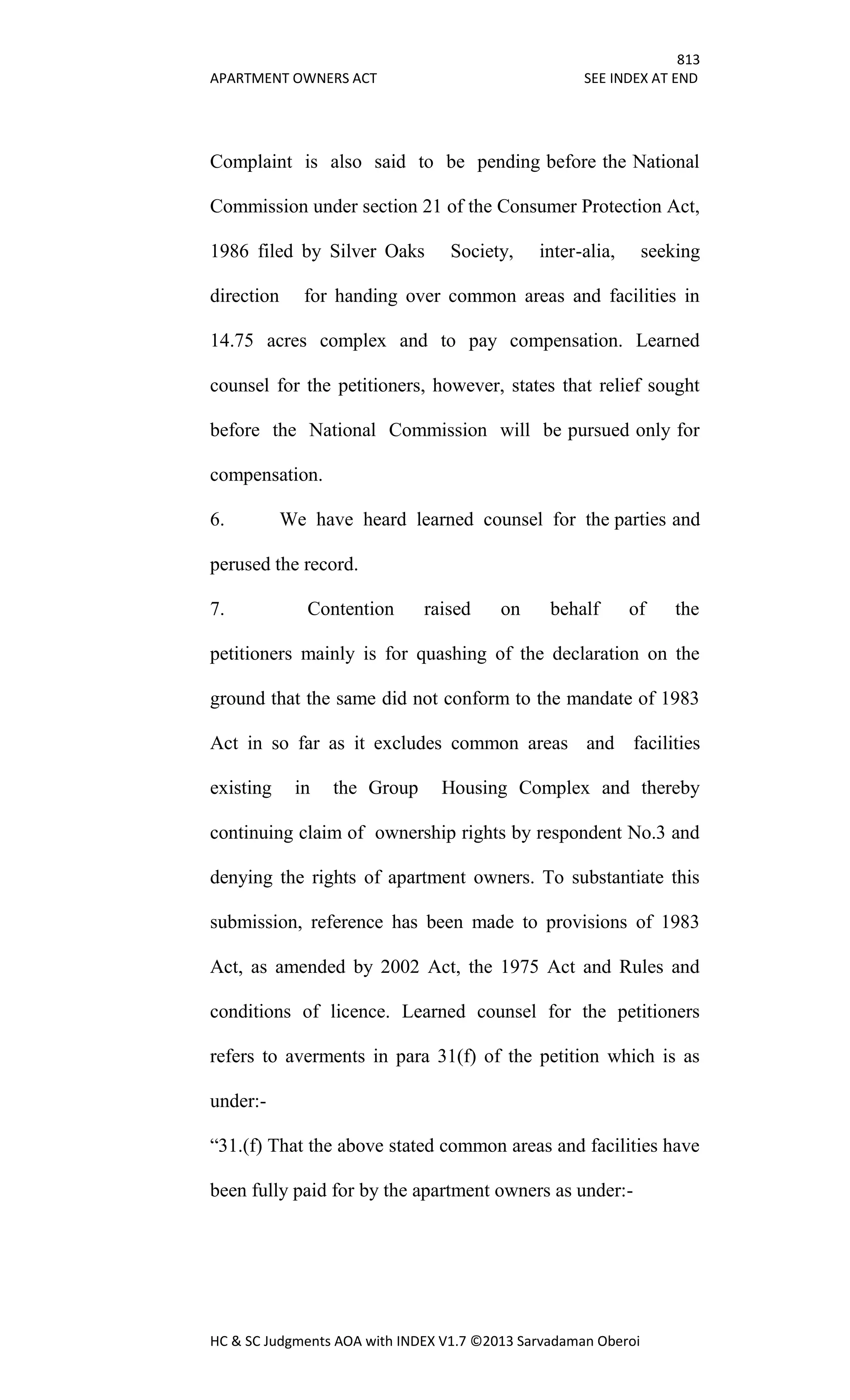 Hc & sc judgments aoa with index v1.7