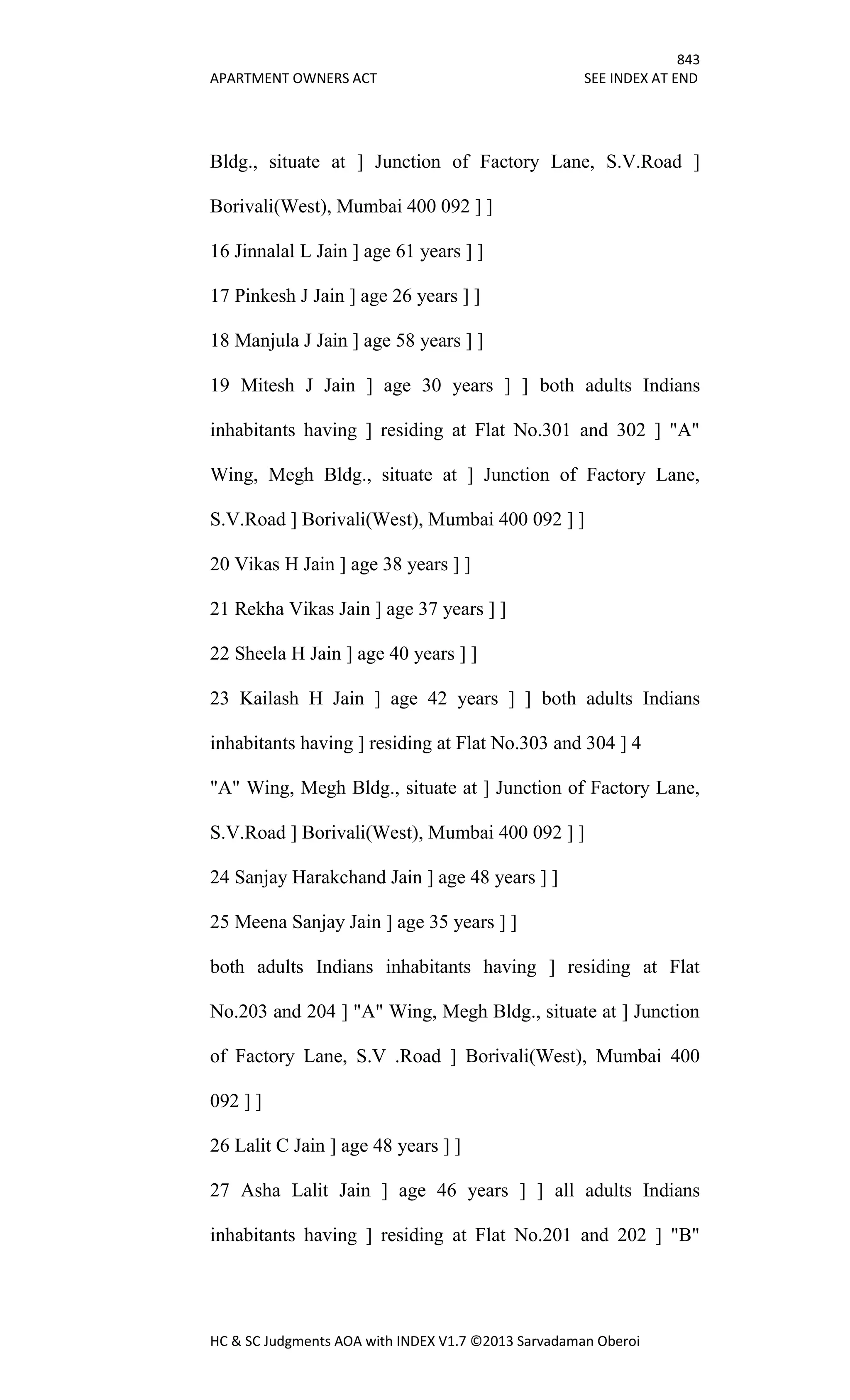 Hc & sc judgments aoa with index v1.7