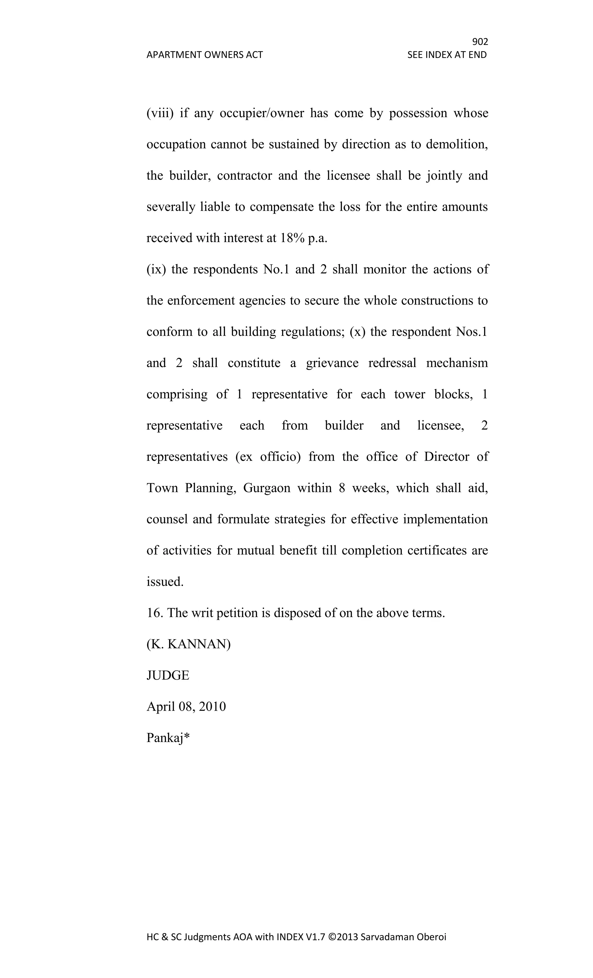 Hc & sc judgments aoa with index v1.7