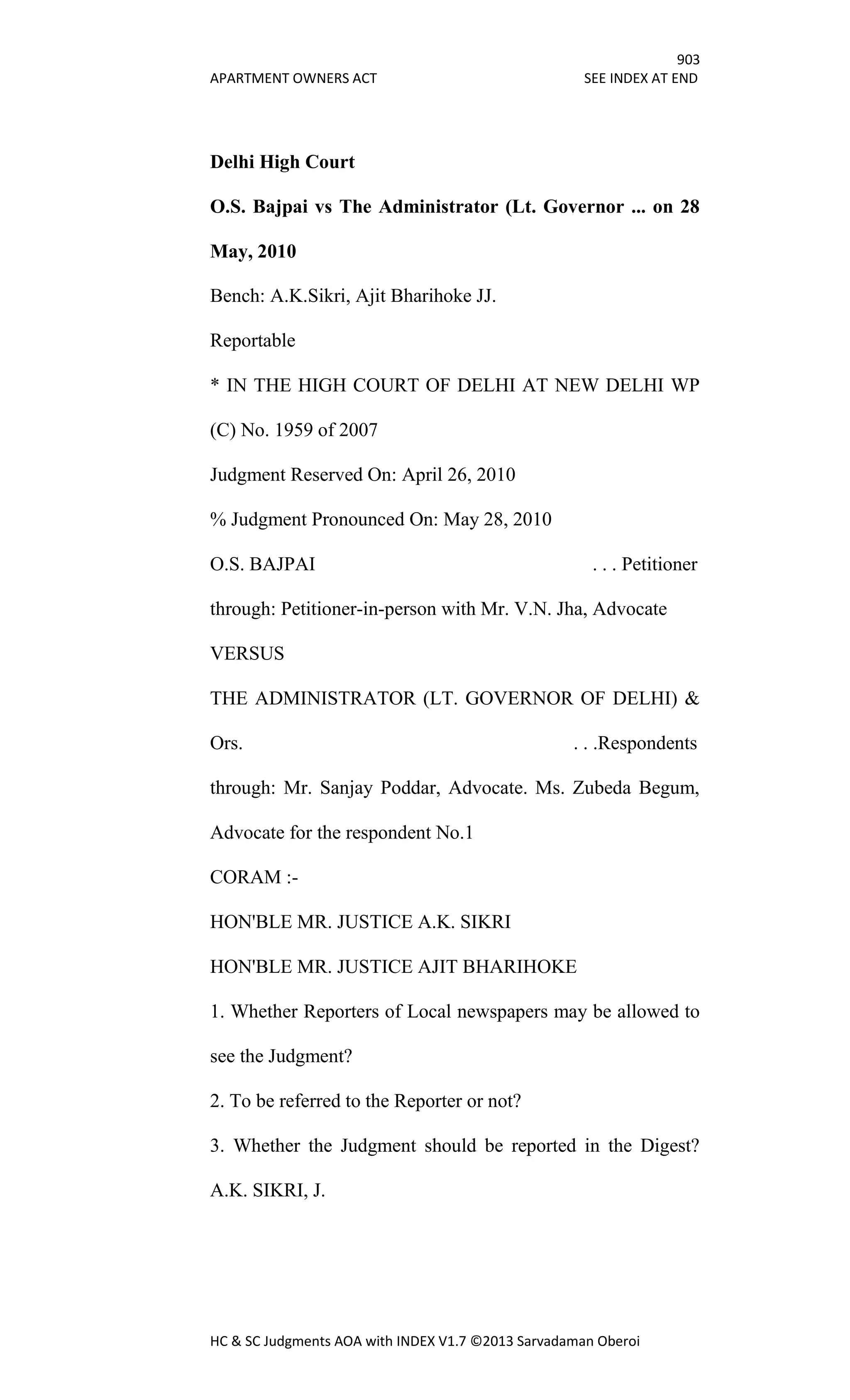 Hc & sc judgments aoa with index v1.7