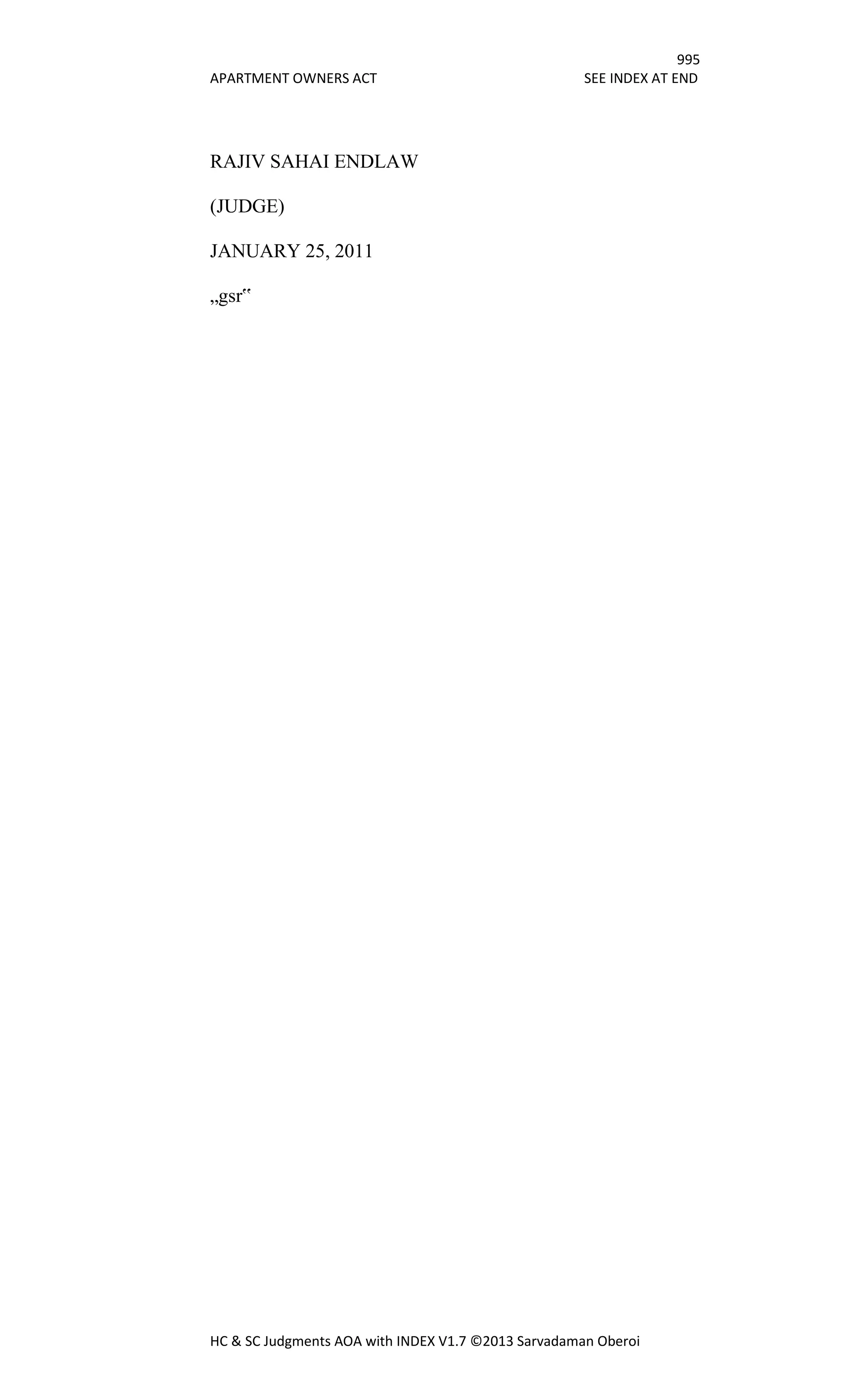 Hc & sc judgments aoa with index v1.7