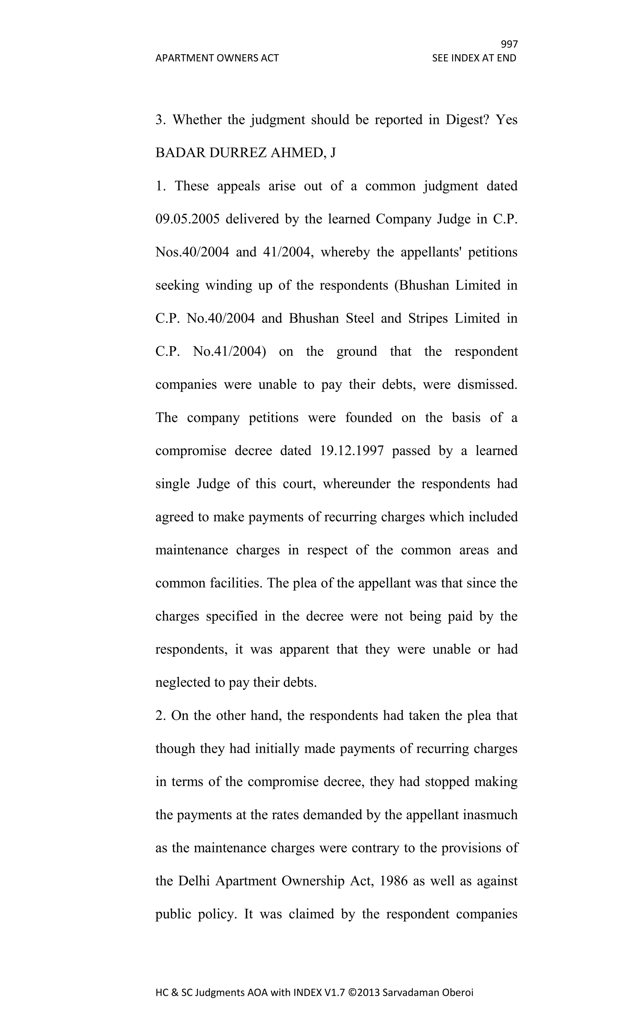 Hc & sc judgments aoa with index v1.7
