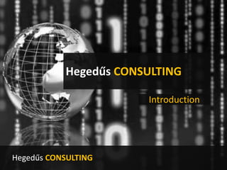 Hegedűs CONSULTING
Hegedűs CONSULTING
Introduction
 