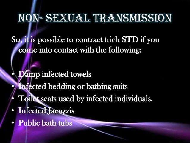 Can you get trichomoniasis from a toilet seat?