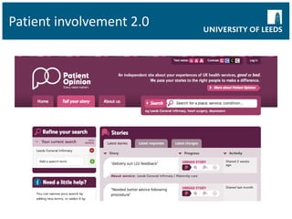 Patient involvement 2.0 