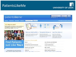 PatientsLikeMe 