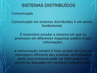 Sistemas Distribuídos - Aula 3