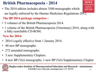 Monographs of Herbal Drugs Study in British Herbal Pharmacopoeia and ...
