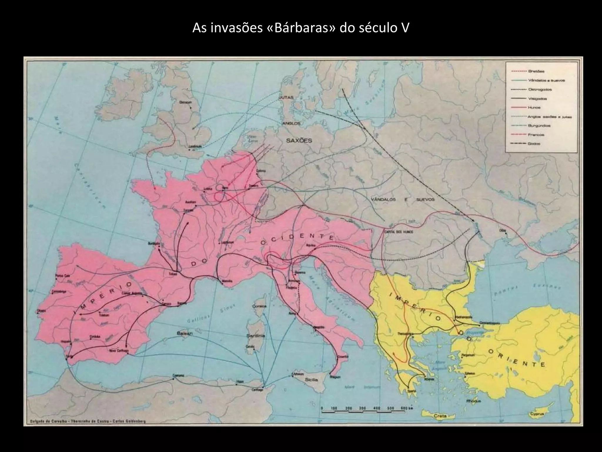 As invasões «Bárbaras» do século V 