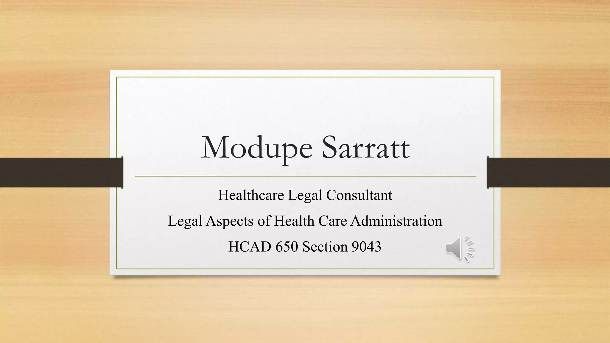 HCAD 650 Healthcare Ethics | PPT