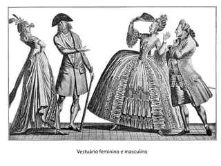 Vestuário feminino e masculino
 