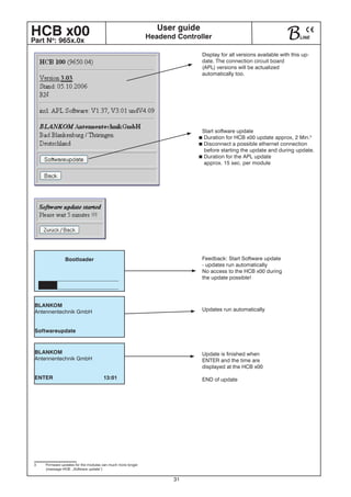 Head End Controller Module Hcb handbuch eng_jh2 | PDF