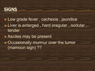 Hepatocellular carcinoma | PPTX | Medical Health
