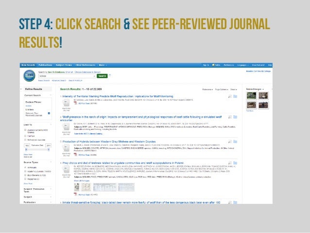 ebscohost peer reviewed articles