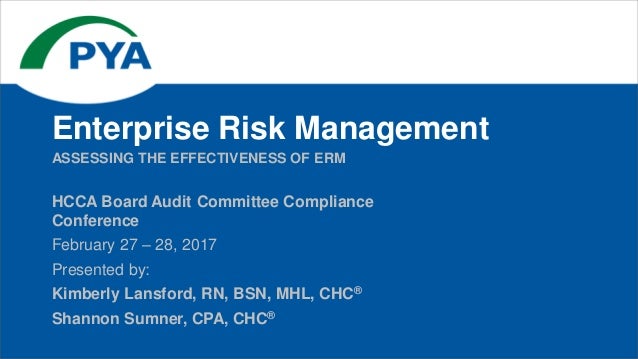 Dissertation on enterprise risk management