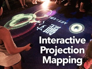 Interactive 
Projection 
Mapping 
 