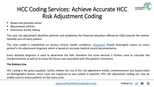 HCC Coding Services: Achieve Accurate HCC Risk Adjustment Coding | PPTX ...