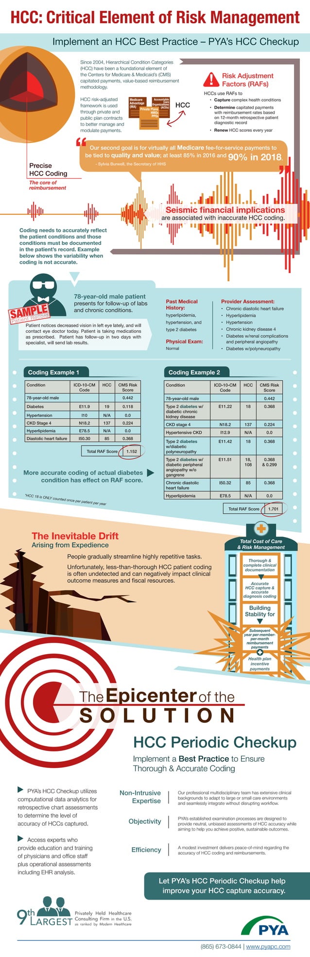 HCC Coding Infographic: Critical Element of Risk Management | PDF
