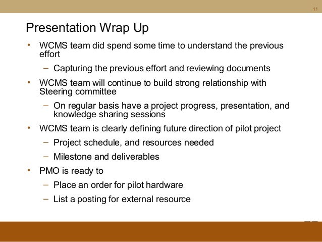 training presentation outline