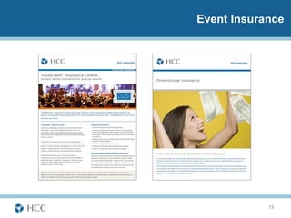 Event Insurance




            13
 