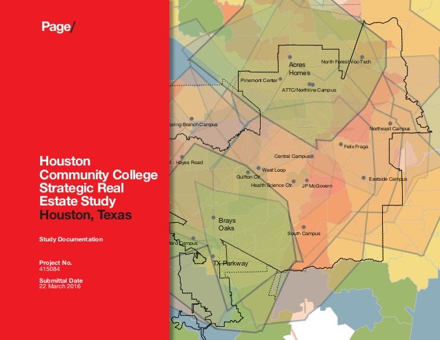 Houston Community College Strategic Real Estate Study Houston Texas