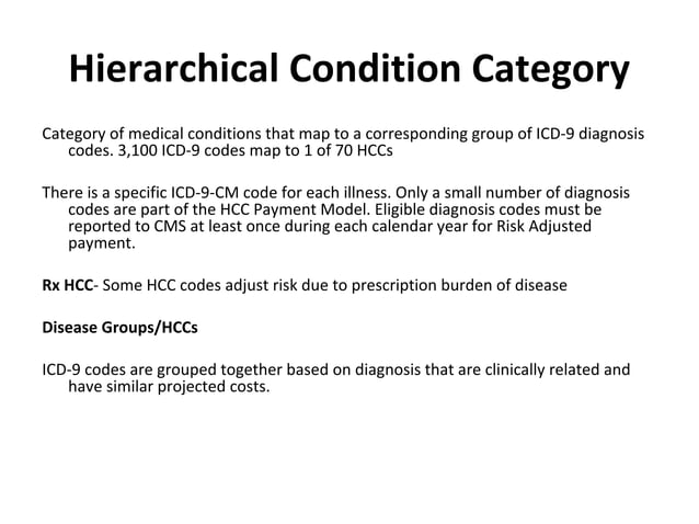 HCC CODING training manual | PPT | Health Insurance | Insurance