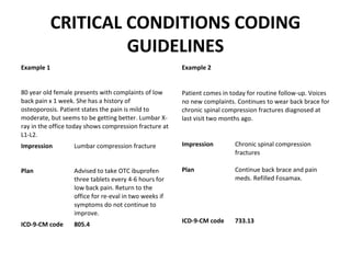 HCC CODING training manual | PPT
