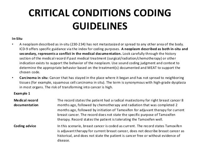 Hcc Coding Example Charts