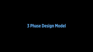 3 Phase Design Model
 