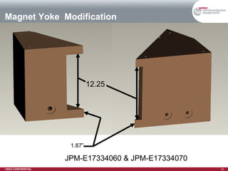 Magnet Yoke  Modification JPM-E17334060 & JPM-E17334070 1.87” 12.25 