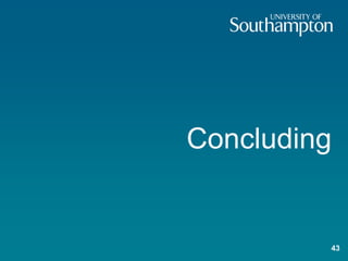Concluding
43
 