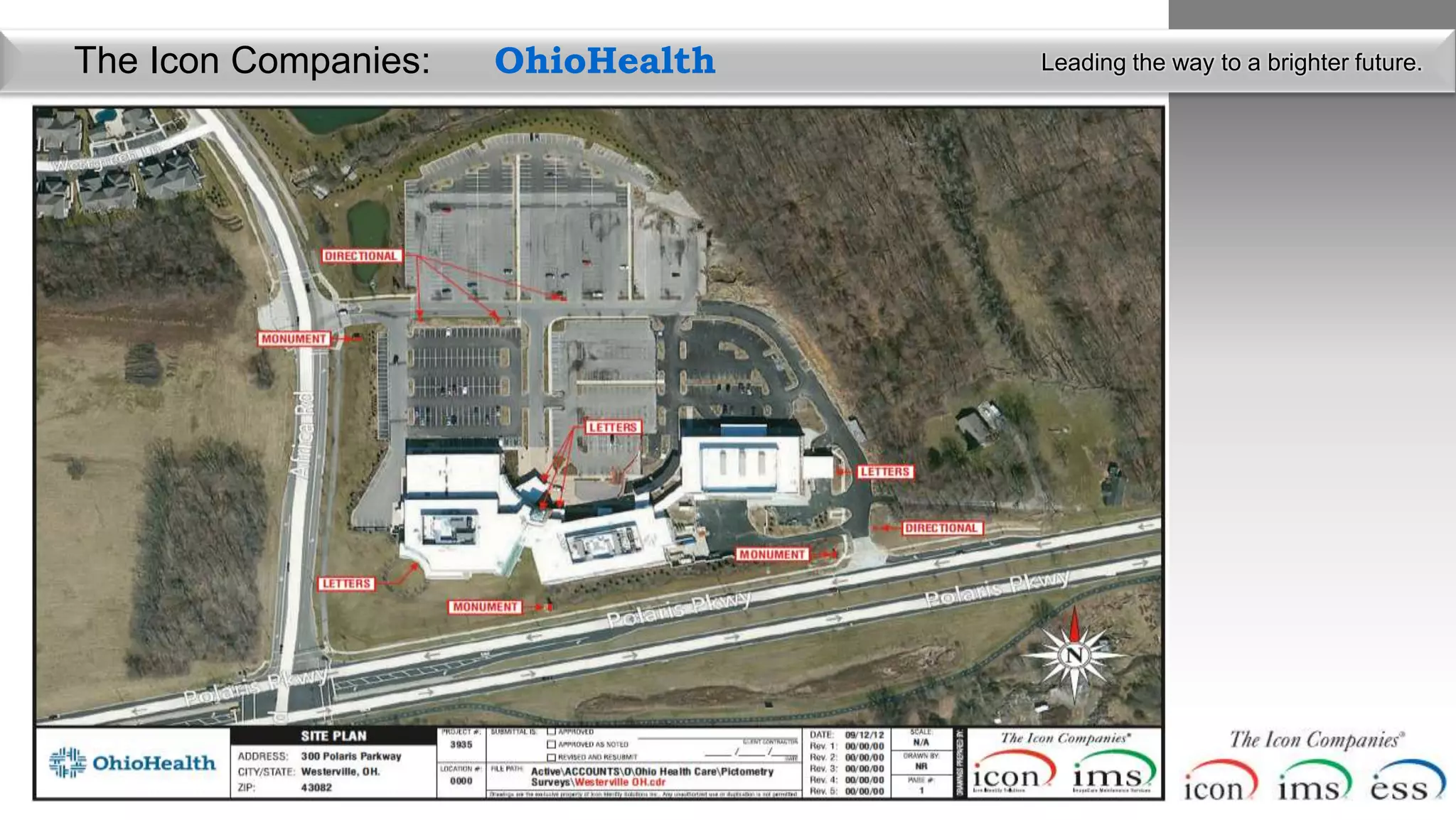 The Icon Companies:   OhioHealth   Leading the way to a brighter future.
 