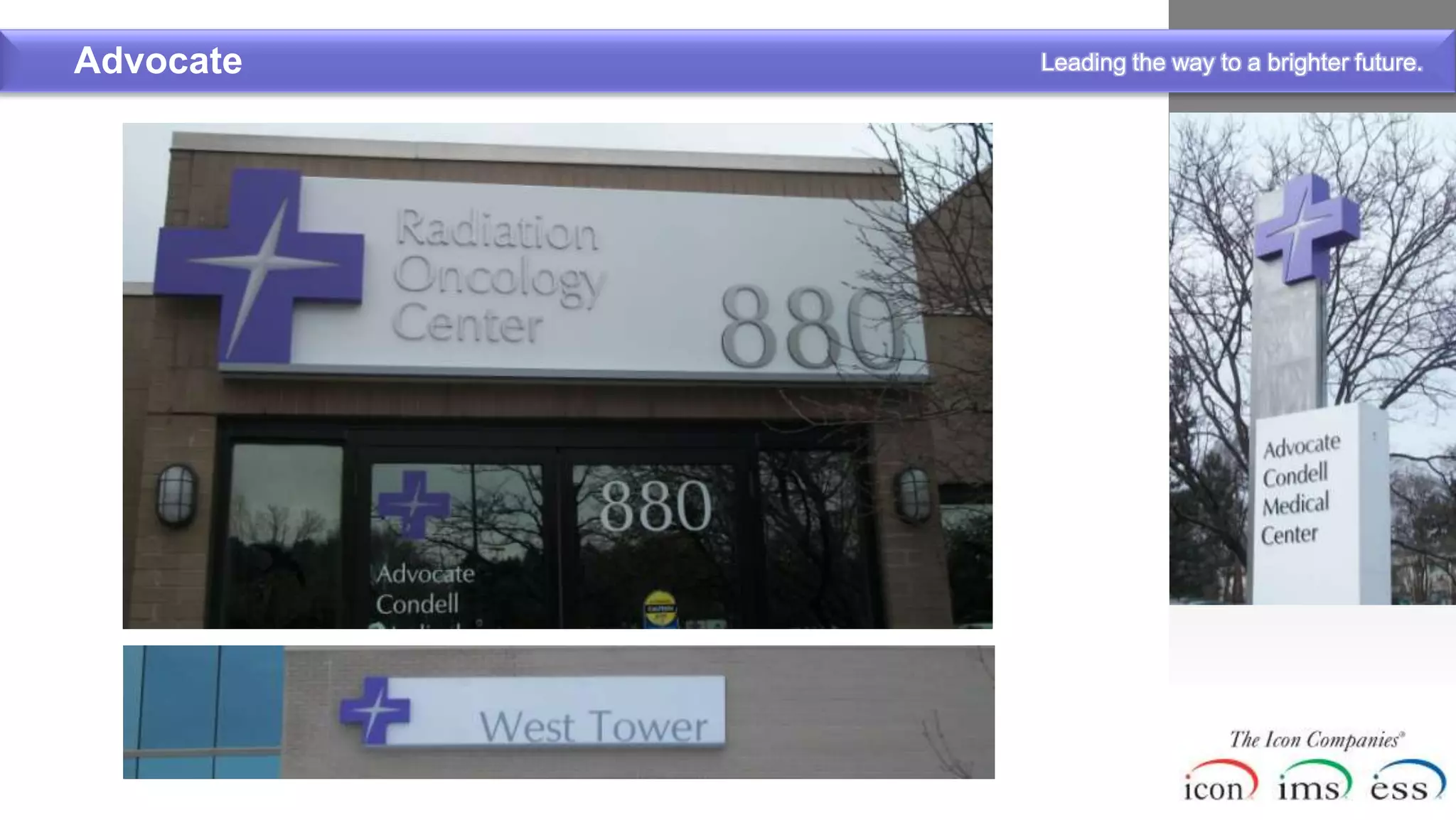 Advocate   Leading the way to a brighter future.
 