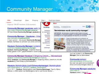 Community Manager
 