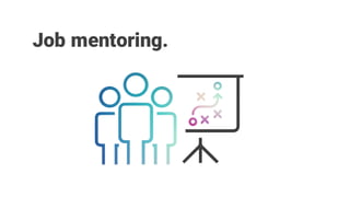Job mentoring.
 